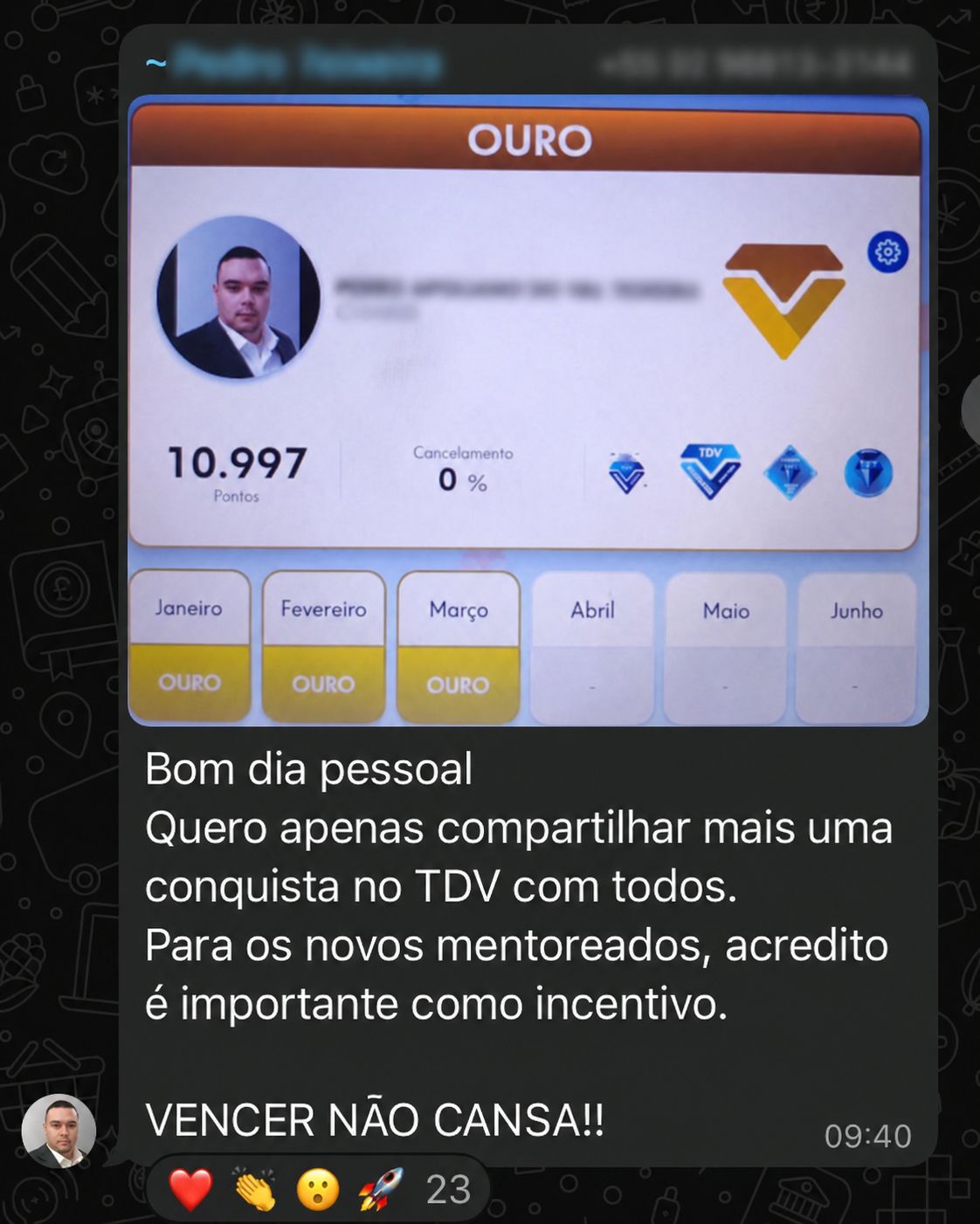 Depoimento de aluno do Protocolo 45