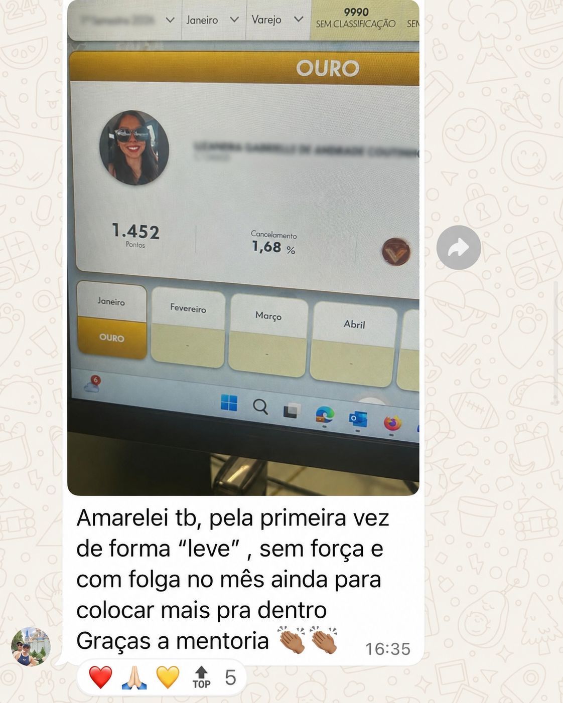 Depoimento de aluno do Protocolo 45