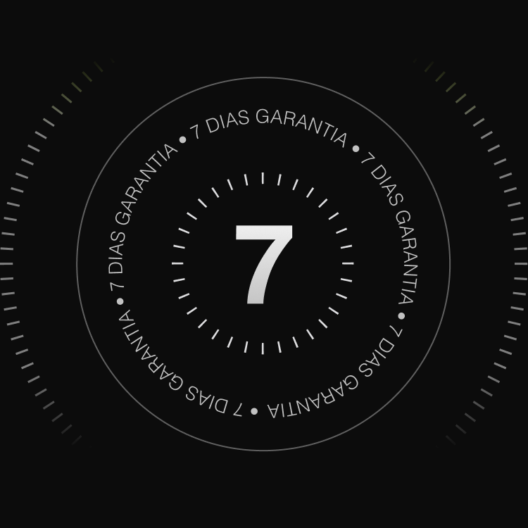 Selo de garantia de 7 dias